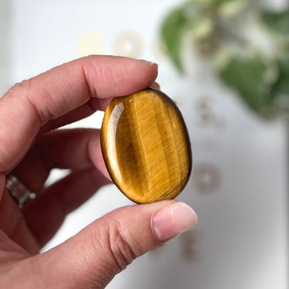 Tiger’s Eye Palm Stone