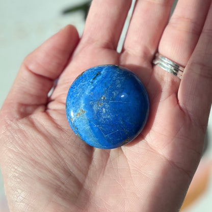 Lapis Lazuli Palm Stone (LL-012)