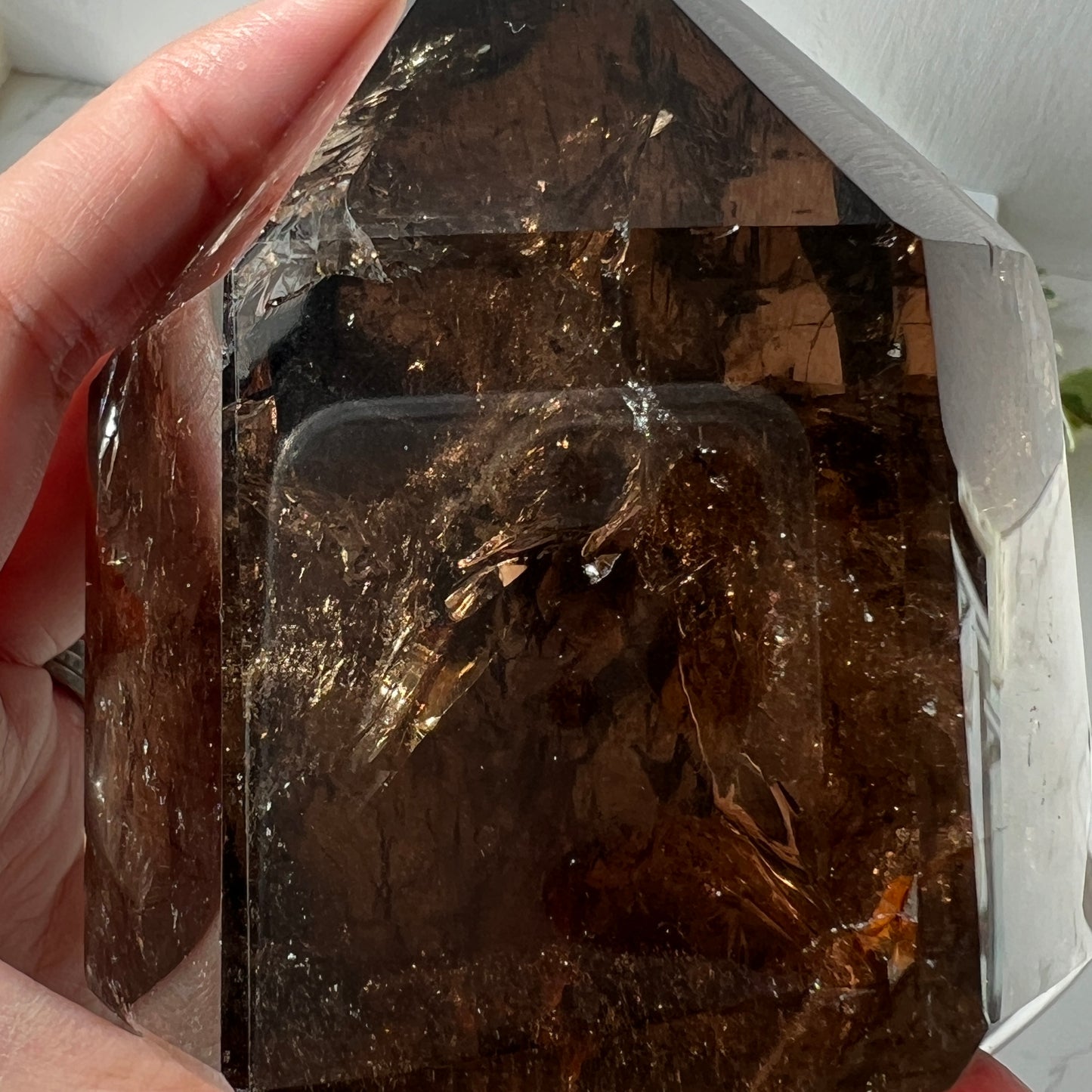 Smoky Quartz Point 茶晶