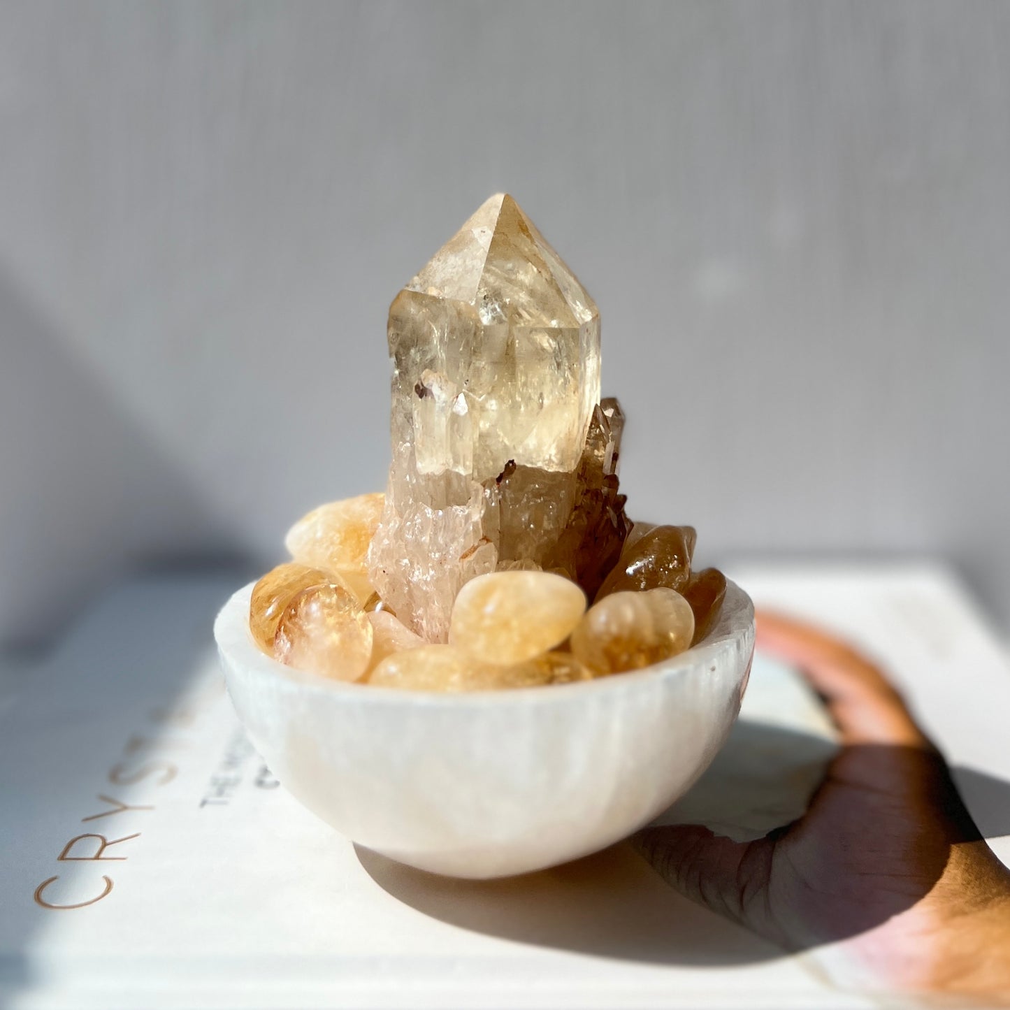 Natural Citrine Cathedral 天然黃水晶