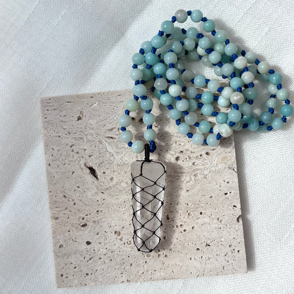 Amazonite Mala Necklace