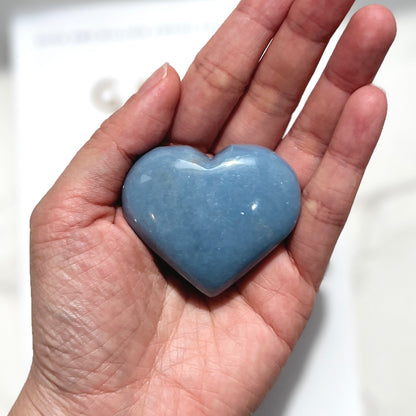 Angelite Heart