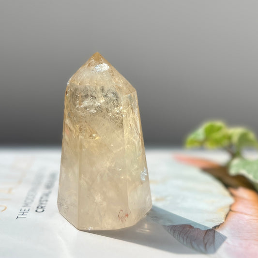 Natural Citrine Point 天然黃水晶