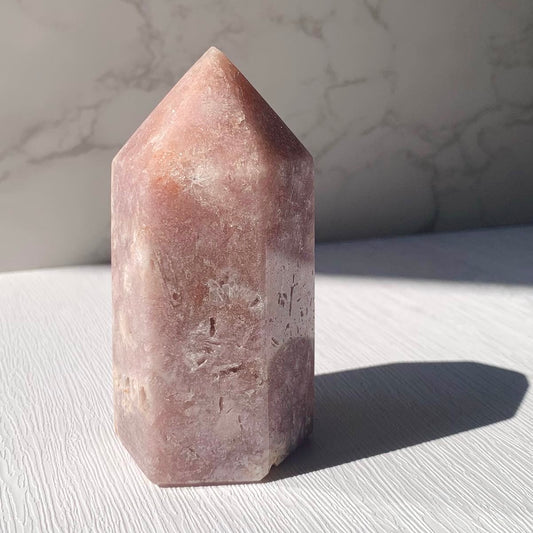 Pink Amethyst Point 粉紅紫水晶