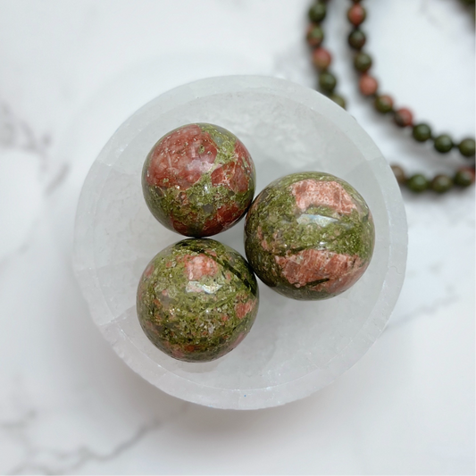 Unakite Sphere 2.5-3cm