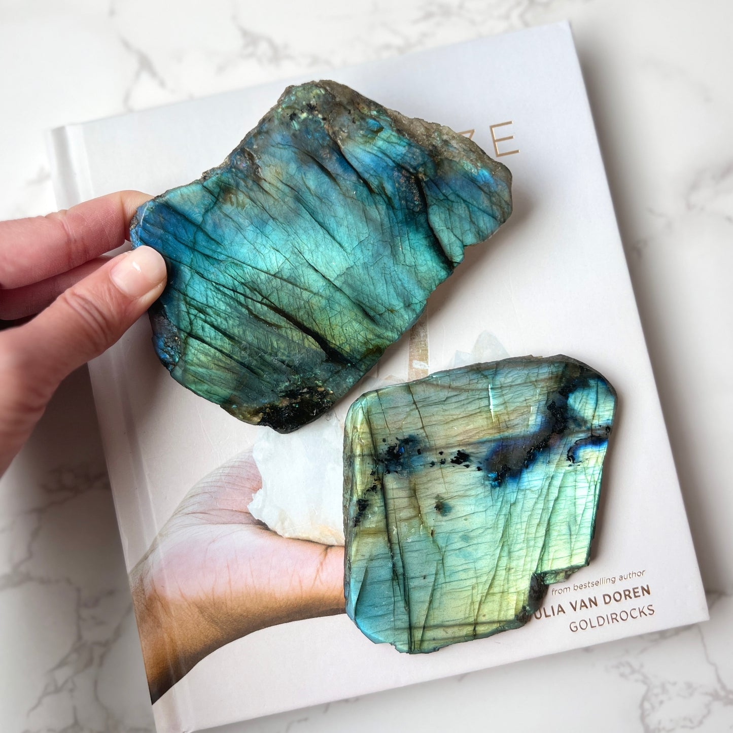 Labradorite Slice 拉長石