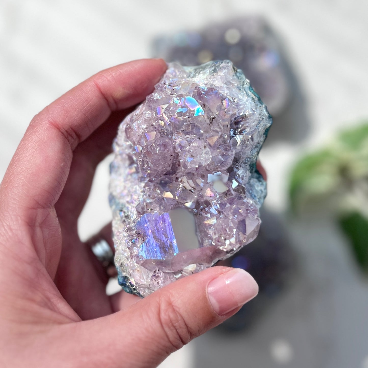 Amethyst Aura Cluster 紫晶天使光晶簇