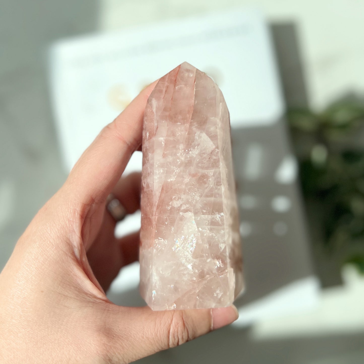 Hematoid Quartz Point