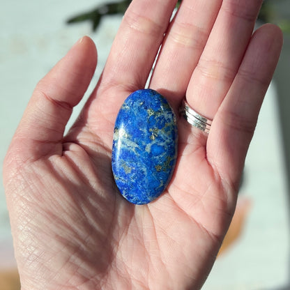 Lapis Lazuli Palm Stone (LL-013)