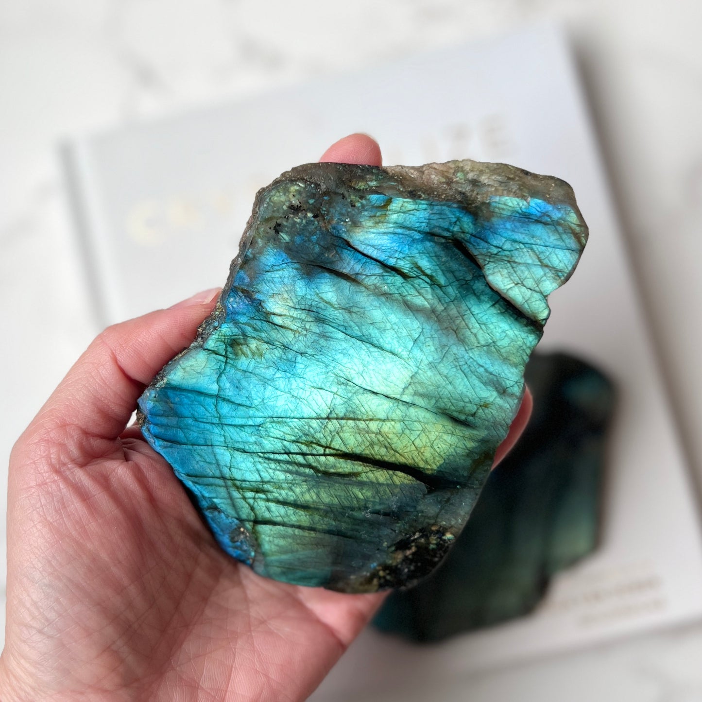 Labradorite Slice 拉長石