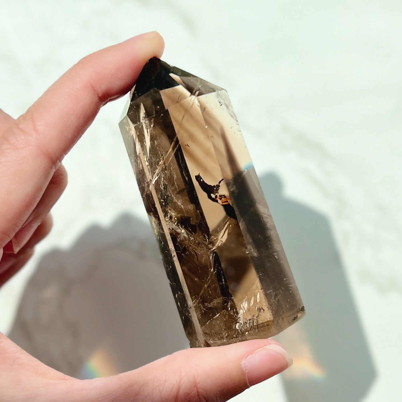 Smoky Quartz Point 茶晶