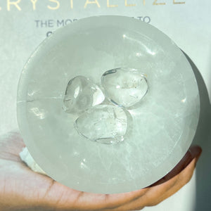 Clear Quartz Tumble Stone (CQ-TS02)