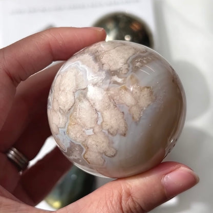 Flower Agate Sphere (FA-012)