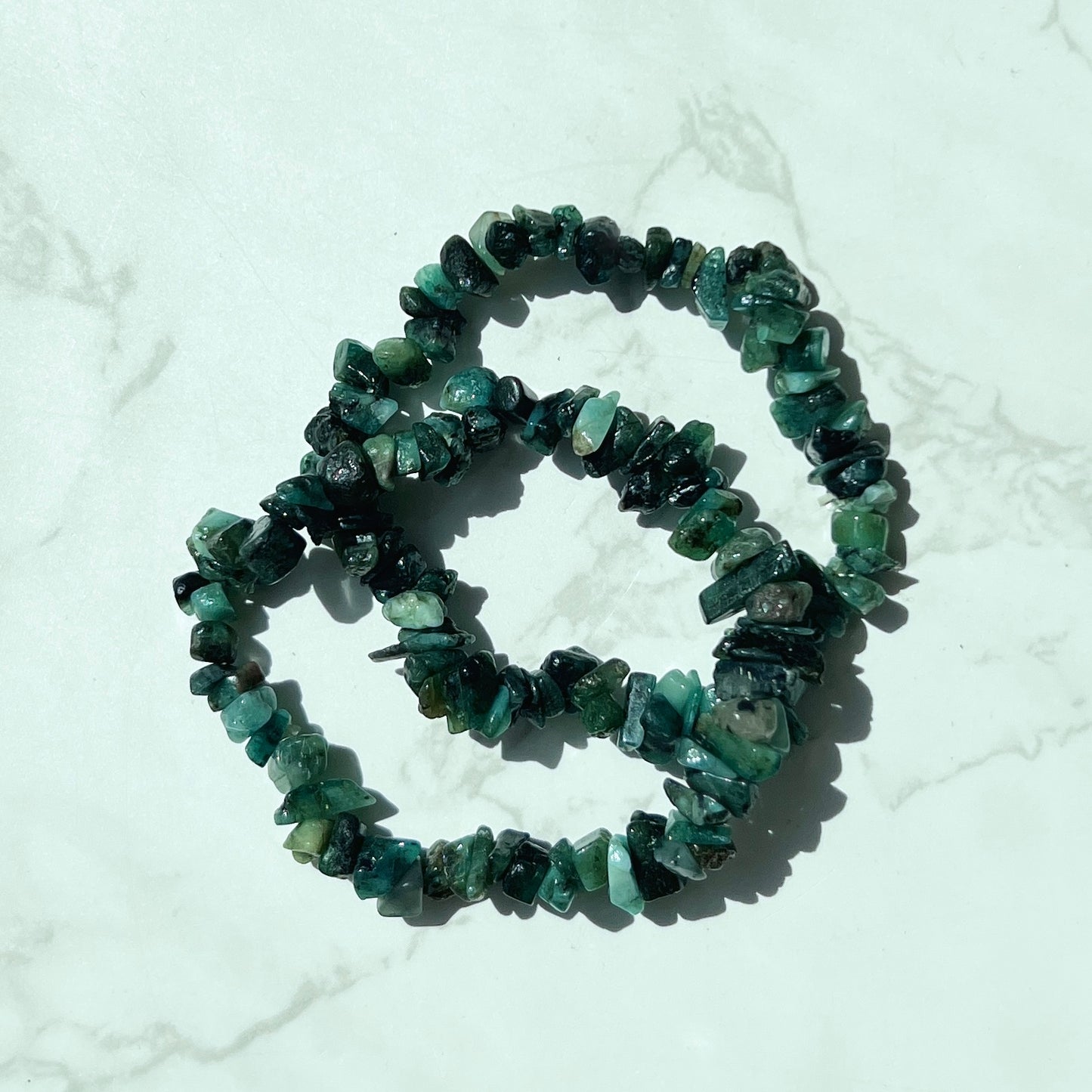 Emerald Chip Bracelet