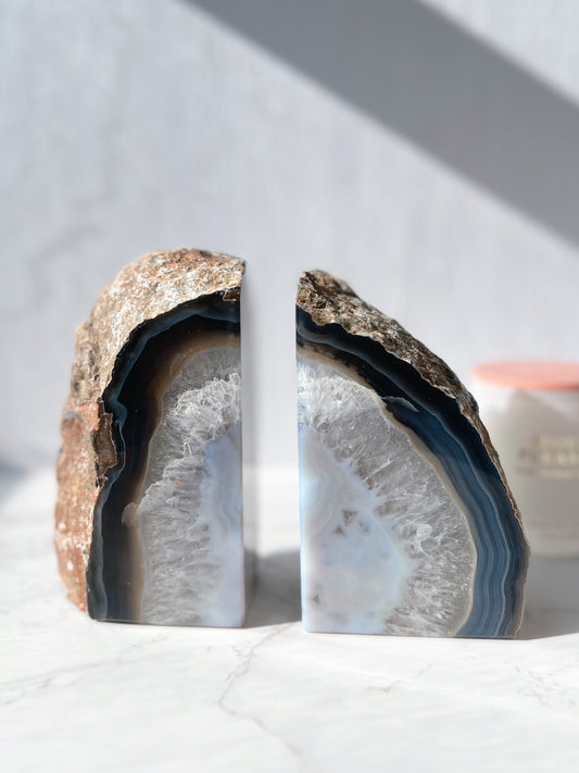 Agate Bookend 瑪瑙