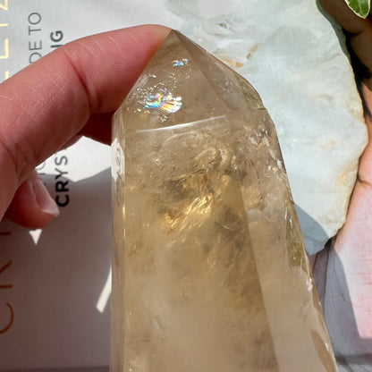 Natural Citrine Point 天然黃水晶