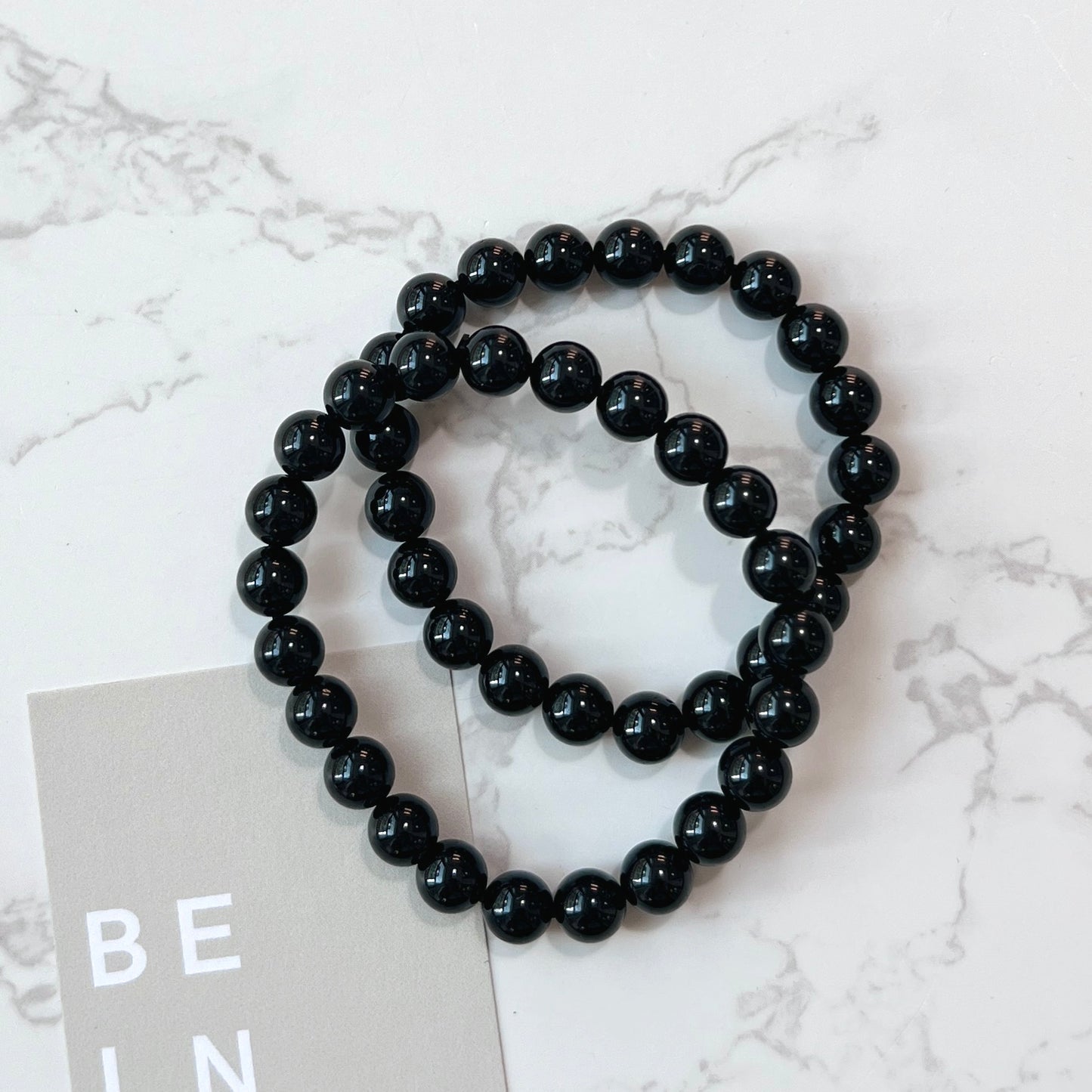 Black Tourmaline Bracelet 8mm 黑碧璽