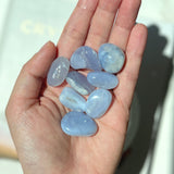 Blue Chalcedony Tumble Stone (BCH-TS01)