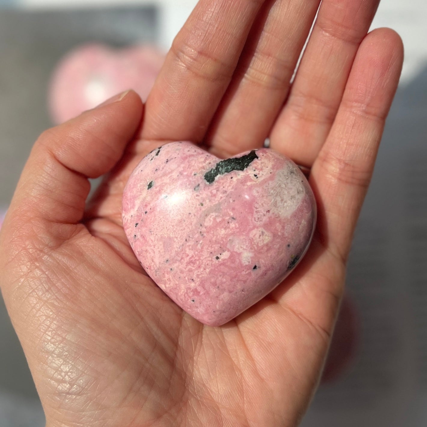 Rhodonite Heart (RHD-002)