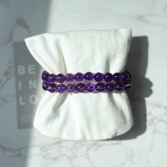 Amethyst Bracelet 9mm 紫水晶