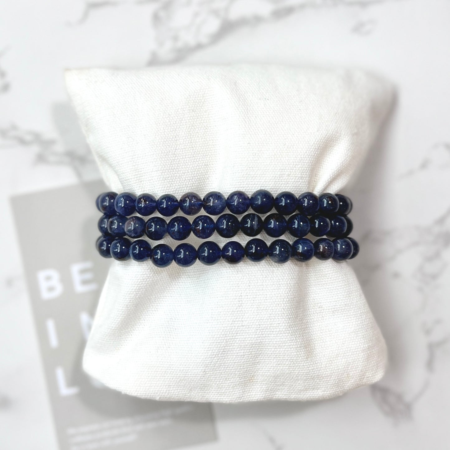 Iolite bracelet 6mm