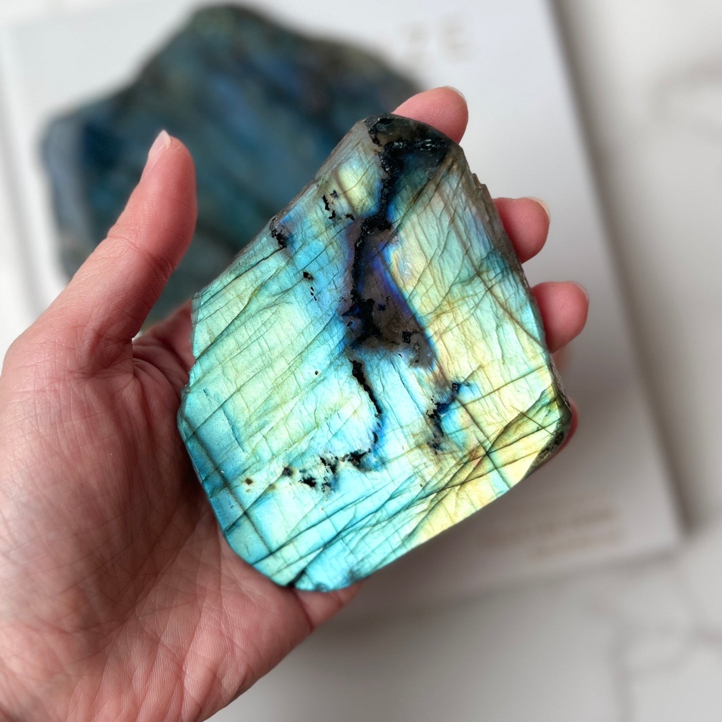 Labradorite Slice 拉長石