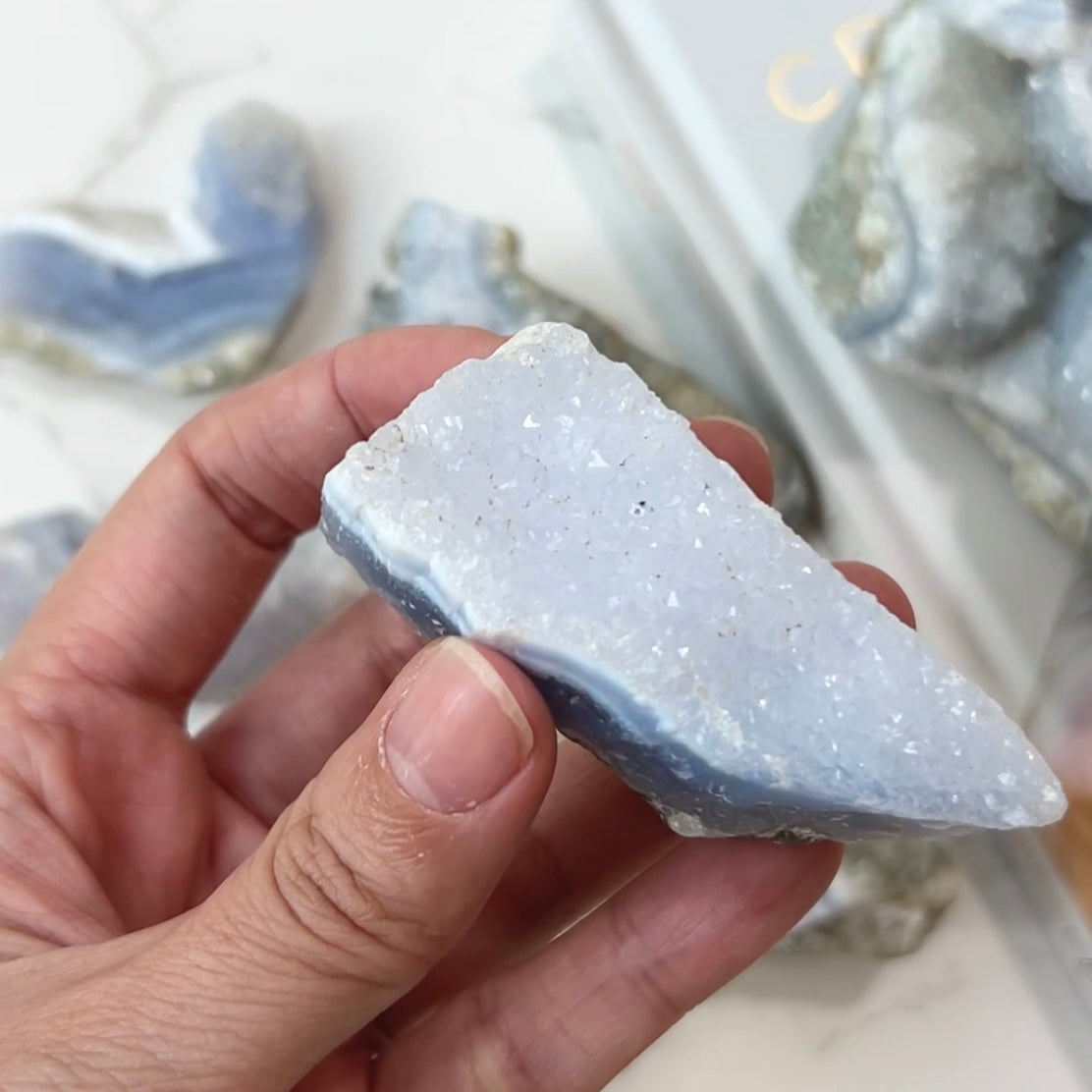 Blue Lace Agate Raw (BLA-004)