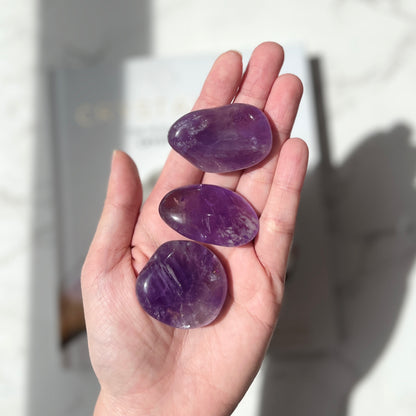 Amethyst Tumble Stone - Large 紫水晶