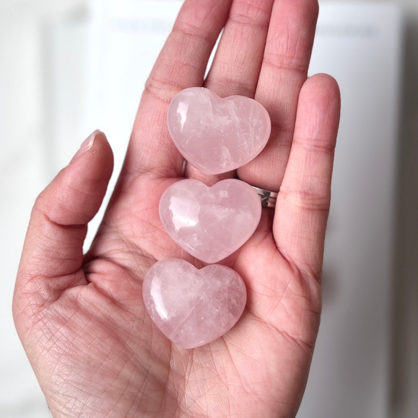 Rose Quartz Heart