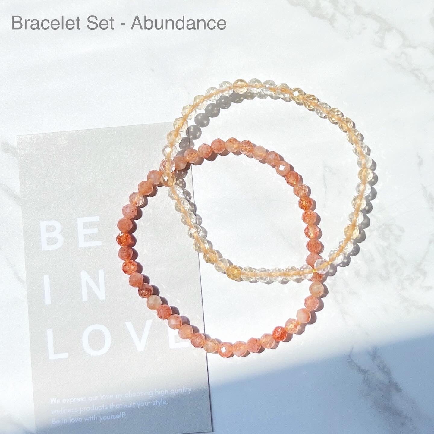 Bracelet Set - Abundance 水晶手鏈套裝 - 財富