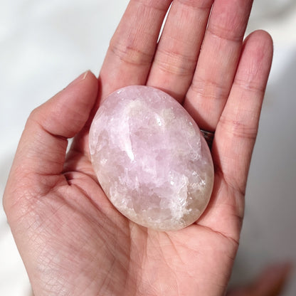 Pink Aragonite Palmstone