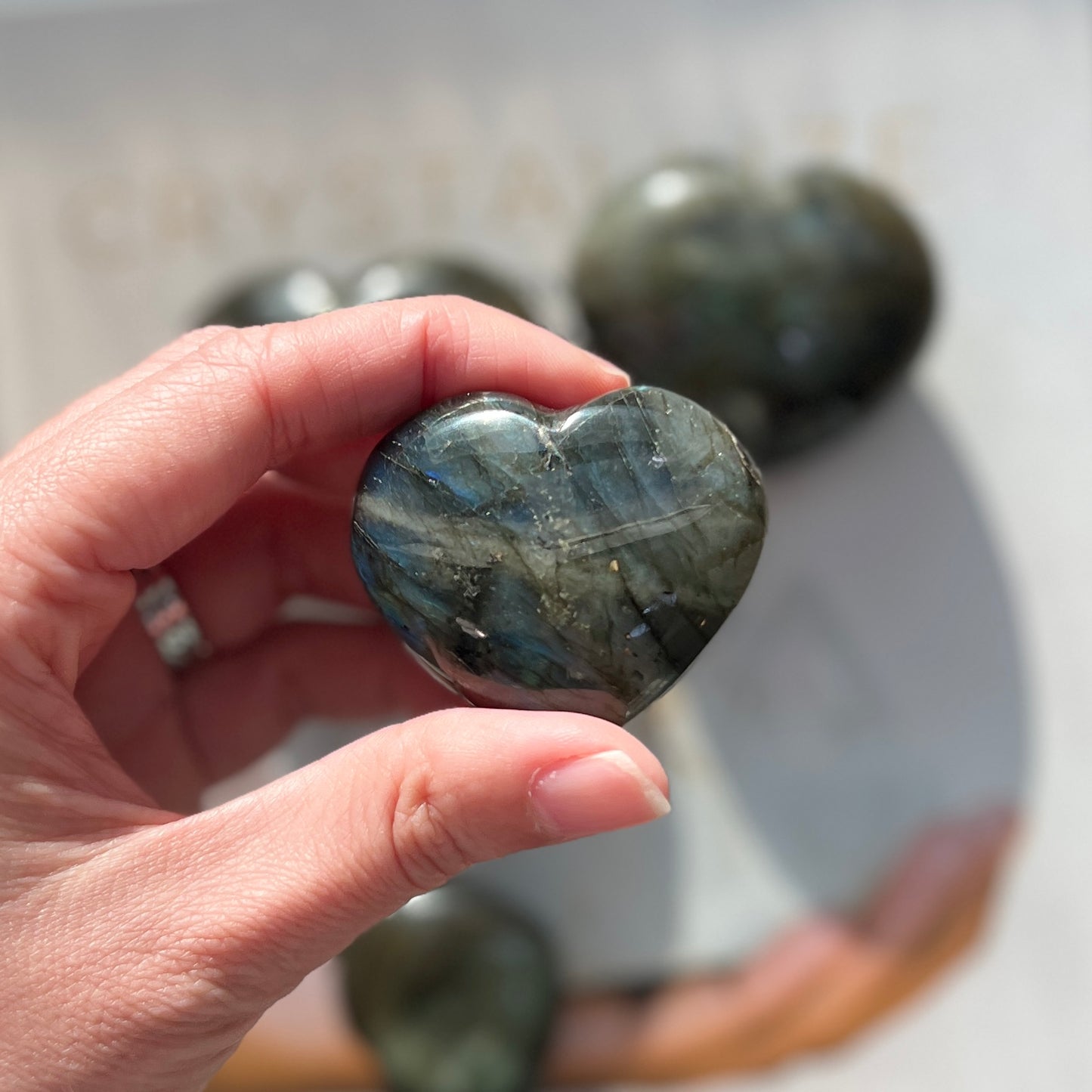 Labradorite Heart (LAB-019)