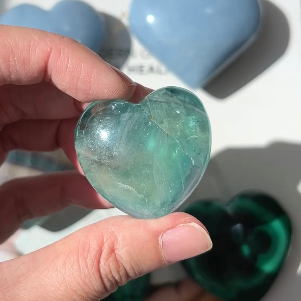 Fluorite Heart (FL-026)