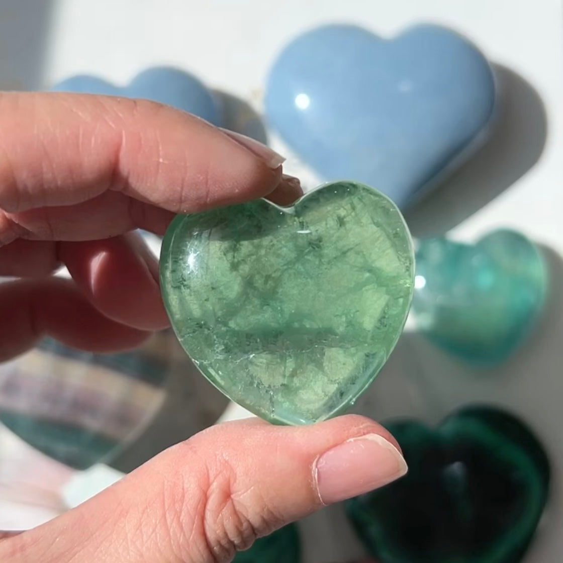 Fluorite Heart (FL-027)