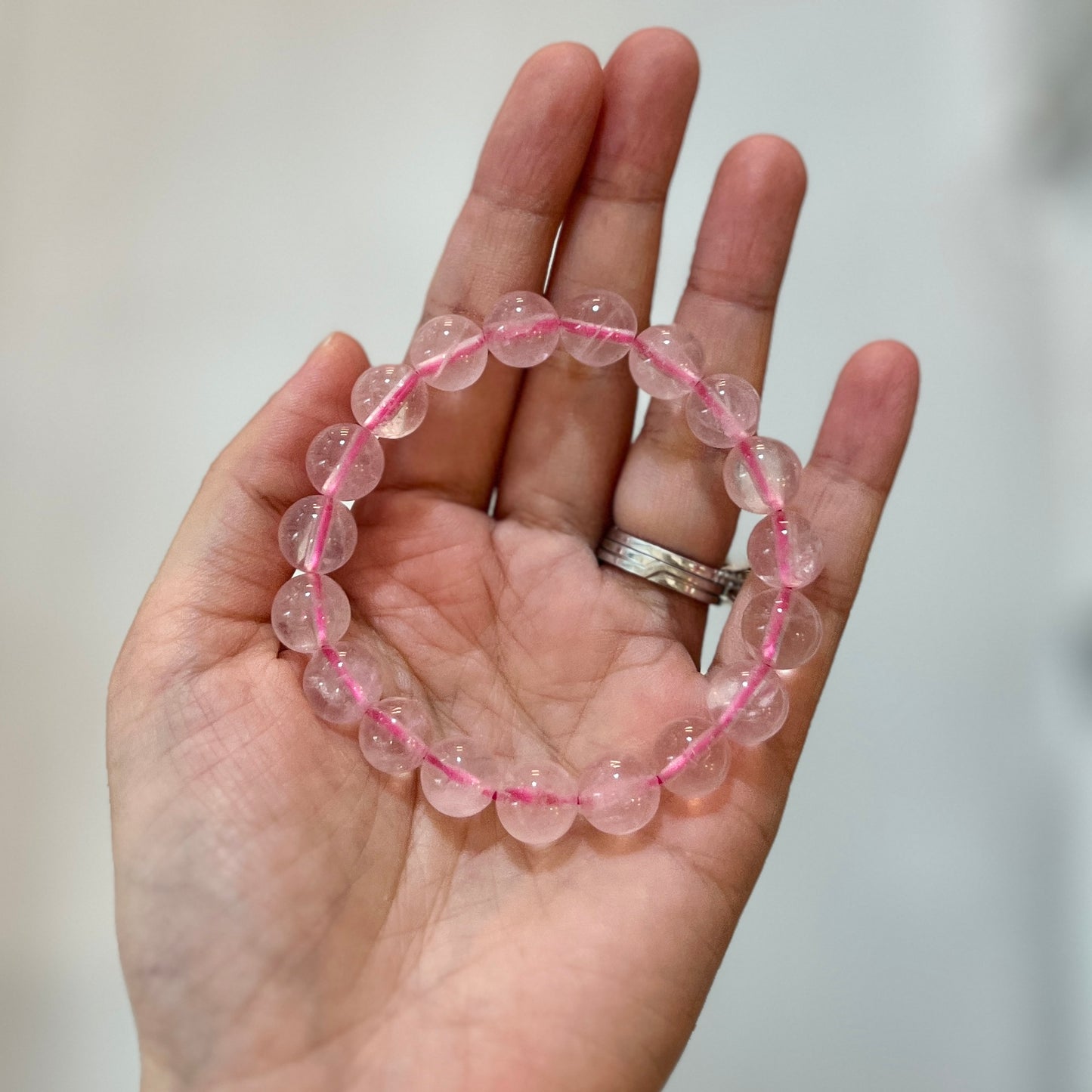 Rose Quartz Bracelet 10mm (RQ-BR10-02)