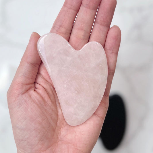 Rose Quartz Gua Sha 粉晶刮痧板