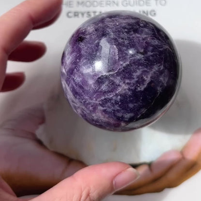 Lepidolite Sphere 紫鋰雲母