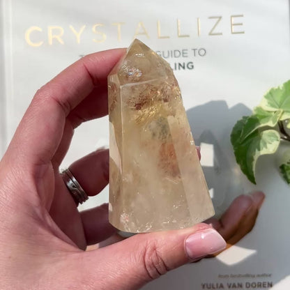 Natural Citrine Point 天然黃水晶