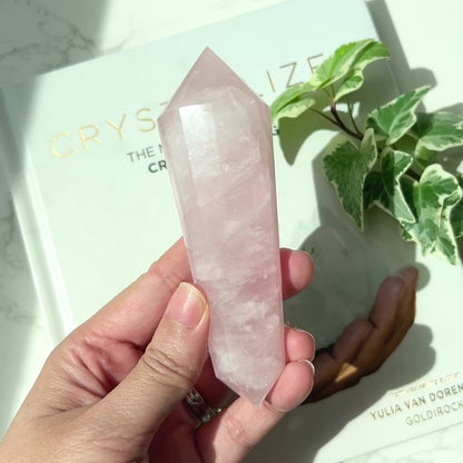 Rose Quartz Vogel (12 Facets)