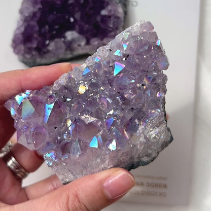 Amethyst Aura cluster