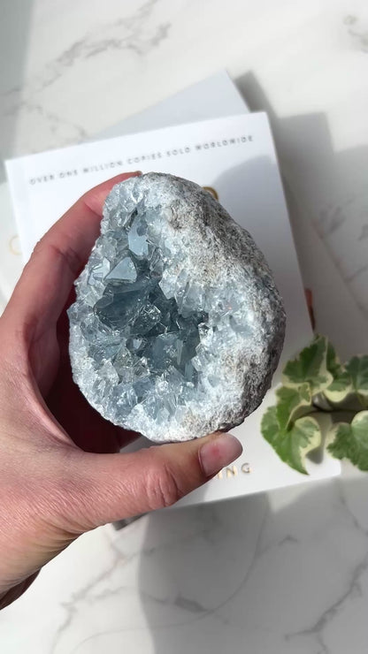 Celestite Cluster (High Quality) 高質天青石