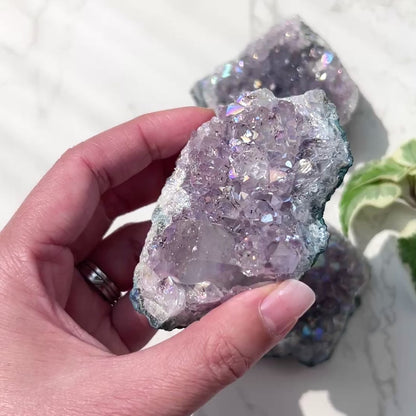 Amethyst Aura Cluster 紫晶天使光晶簇