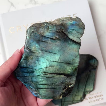 Labradorite Slice 拉長石