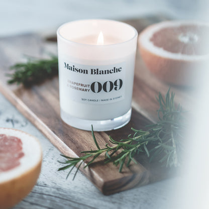 009 Grapefruit & Rosemary Soy Candle