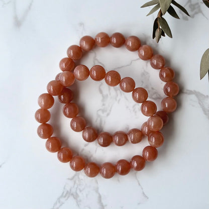 Sunstone Bracelet (8mm) (SS-BR8-02)