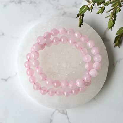 Rose Quartz Bracelet 8mm